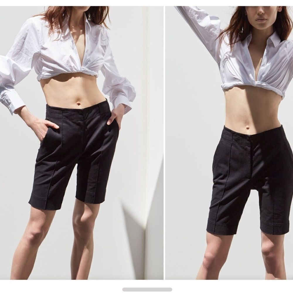 Thakoon Black Bermuda Short NWT Size 10
